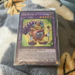 Yugioh Time Wizard Of Tomorrow DLCS-EN147 Secret Rare Limited Edition SEALED - Image 2