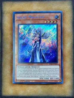 Yugioh Silent Magician RA02-EN012 Secret Rare 1st Ed NM - Image 1