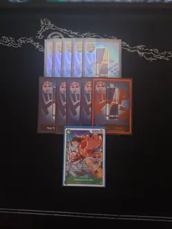 Red Bull x One Piece – Double Don!! Set (10 Foil Red Bull Don + Luffy Promo) - Image 1