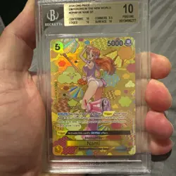 One Piece Nami SP OP08-106 Emperors in the New World OP08 BGS PRISTINE 10 - Image 1