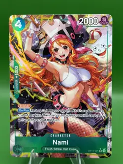 One Piece Nami OP14-031 Alt Art SR The Azure Sea’s Seven English NM Pack Fresh - Image 1