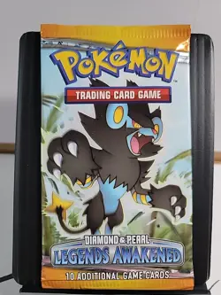 POKEMON LEGENDS AWAKENED DIAMOND/PEARL (LUXRAY) BOOSTER PACK-10 CARDS SEALED - Image 1
