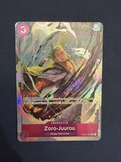 One Piece Card Game Alt Art Zoro-Juurou OP05-067 - Image 3