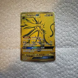 Solgaleo GX SM104a Black Star Promo Gold Alternate Art Pokemon Card - Image 1