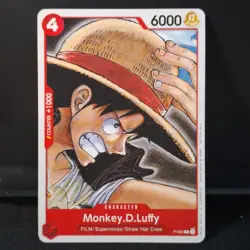 One Piece Card Game - PROMO - Monkey.D.Luffy P-022 English - NM - Image 1