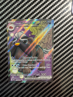 Arven's Mabosstiff ex 218/182 Destined Rivals Full Art Pokemon Card - Image 1