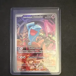 Pokemon Team Rocket's Wobbuffet SV Promo 203 Holo 110HP Psychic Card - Image 1