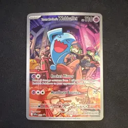 Pokemon Team Rocket's Wobbuffet SV Promo 203 Holo 110HP Psychic Card - Image 2