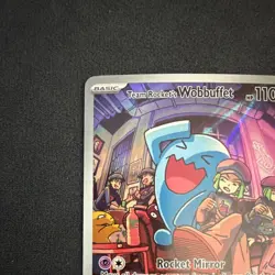 Pokemon Team Rocket's Wobbuffet SV Promo 203 Holo 110HP Psychic Card - Image 4