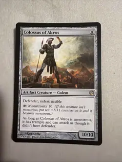 Colossus of Akros Theros Magic: The Gathering Rare Card - Image 1