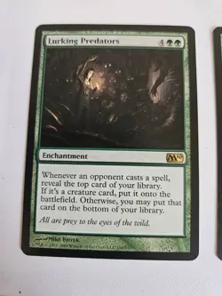 MTG - 2X Lurking Predators - Magic 2010 (M10) Ex-NM - Image 2
