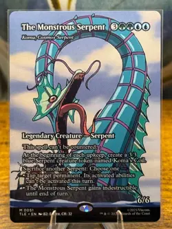 🔥🐍 Magic: The Gathering – The Monstrous Serpent (Koma, Cosmos Serpent) 🐍🔥 - Image 1