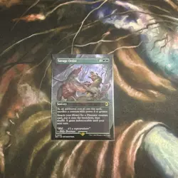 2023 MTG Magic The Gathering REX Jurassic Park World Borderless #6 Savage Order - Image 1