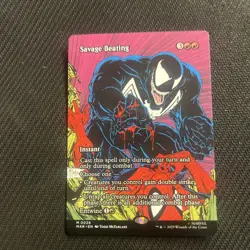 Savage Beating (Borderless) Marvel Universe Regular - Image 1