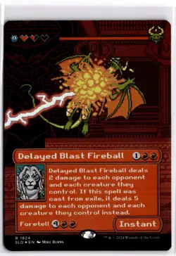 Delayed Blast Fireball Foil Secret Lair 1824 $13.9LP x1 MTG Magic: the Gathering - Image 1