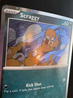 Scraggy SVP186 Journey Together Blister Cosmos Holo Black Star Promo Near Mint - Image 2