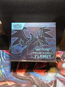 Pokemon Mega Evolution: Phantasmal Flames Elite Trainer Box Booster Sleeves - Image 1