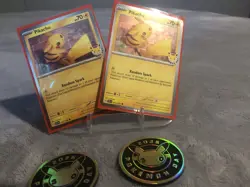 2 Pikachu (Pokemon Day 2026) 051/162 with 2 coins - Image 1