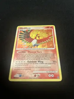 Ho-Oh - 10/132 - Secret Wonders - SWIRL SPIRAL HOLO BLEED Pokemon Card LP - Image 2