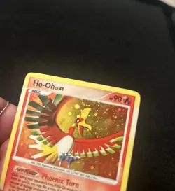 Ho-Oh - 10/132 - Secret Wonders - SWIRL SPIRAL HOLO BLEED Pokemon Card LP - Image 3