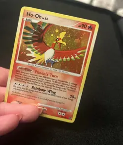 Ho-Oh - 10/132 - Secret Wonders - SWIRL SPIRAL HOLO BLEED Pokemon Card LP - Image 5