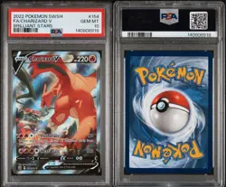 Pokemon Brilliant Stars Charizard V Alternate Art #154 PSA Gem Mint 10 - Image 3