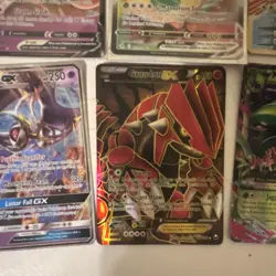 Pokemon TCG Mixed Holo Lot of 8 Zapdos Zacian V Pidgeot EX Mewtwo GX - Image 3