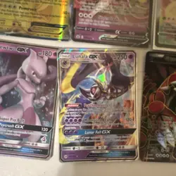 Pokemon TCG Mixed Holo Lot of 8 Zapdos Zacian V Pidgeot EX Mewtwo GX - Image 4