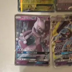 Pokemon TCG Mixed Holo Lot of 8 Zapdos Zacian V Pidgeot EX Mewtwo GX - Image 5