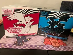 Set of (2) Pokemon TCG Black Bolt & White Flare Elite Trainer Box Factory Sealed - Image 1