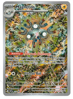 POKEMON MAGNETON SVP 159 SCARLET VIOLET PROMO FULL ART HOLO ELECTRIC NM - Image 1
