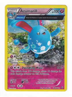 Azumarill 104/160 - XY Primal Clash - LP Holo Rare - Pokemon TCG - Image 1