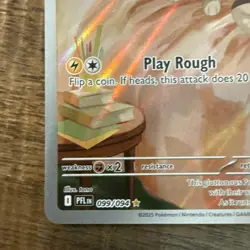 Yamper 099/094 Pokemon TCG: Mega Evolution Phantasmal Flames Illustration Rare - Image 4