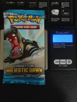 Pokemon Hippowdon Diamond & Pearl Majestic Dawn Booster Pack 18.6g *read desc* - Image 3