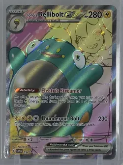Iono's Bellibolt ex 2025 Pokemon TCG #194 Scarlet & Violet Black Star Promo Holo - Image 1