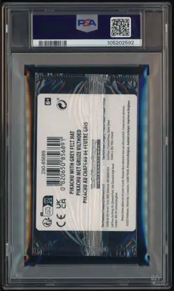 Pokemon Pikachu with Grey Felt hat Van Gogh 085 Graded Sealed Promo PSA 10 - Image 3