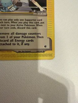 Pokemon Nurse 145/165 Expedition Base Set Regular LP Condition - Image 4