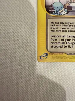 Pokemon Nurse 145/165 Expedition Base Set Regular LP Condition - Image 5