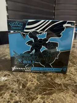Pokemon Scarlet & Violet Black Bolt Elite Trainer Box Zekrom Thundurus Meloetta - Image 1
