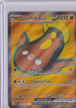 2026 Ascended Heroes Stunfisk Ex Ultra Rare #252 - Image 1