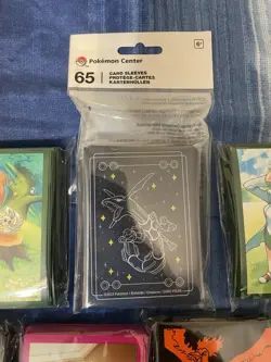 13 Pokemon TCG Sleeves Assorted Pack Rayquaza Celebration Hidden Fates Charizard - Image 2