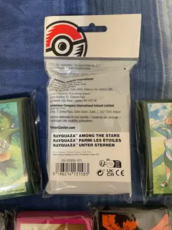 13 Pokemon TCG Sleeves Assorted Pack Rayquaza Celebration Hidden Fates Charizard - Image 3
