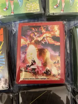 13 Pokemon TCG Sleeves Assorted Pack Rayquaza Celebration Hidden Fates Charizard - Image 5