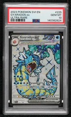 Gyarados ex Ultra Rare Pokemon Scarlet & Violet Base Set SV1 PSA 10 GEM MT - Image 1