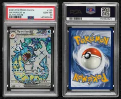 Gyarados ex Ultra Rare Pokemon Scarlet & Violet Base Set SV1 PSA 10 GEM MT - Image 3