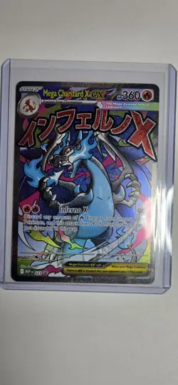 Pokemon Mega Charizard X EX Foil Promo MEP EN 023 Dragon Stage 2 HP 360 - Image 1