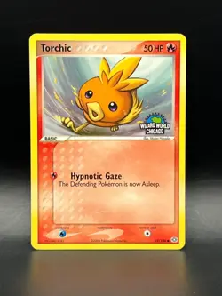Pokemon 2005 Ex Emerald- Torchic #69 Wizard World Chicago Stamped Promo Rare-NM - Image 1