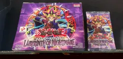 2002 Yugioh LON Unlimited Labyrinth of Nightmare Booster Pack SEALED TCG NEW! - Image 3