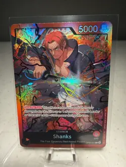 Shanks - OP09-001 - Leader - ST23 - English - Near Mint - One Piece CCG - Image 1