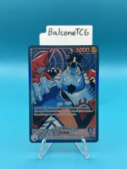 One Piece Jinbe (OP14-040) (Alternate Art) Leader The Azure Sea's Seven - Image 2